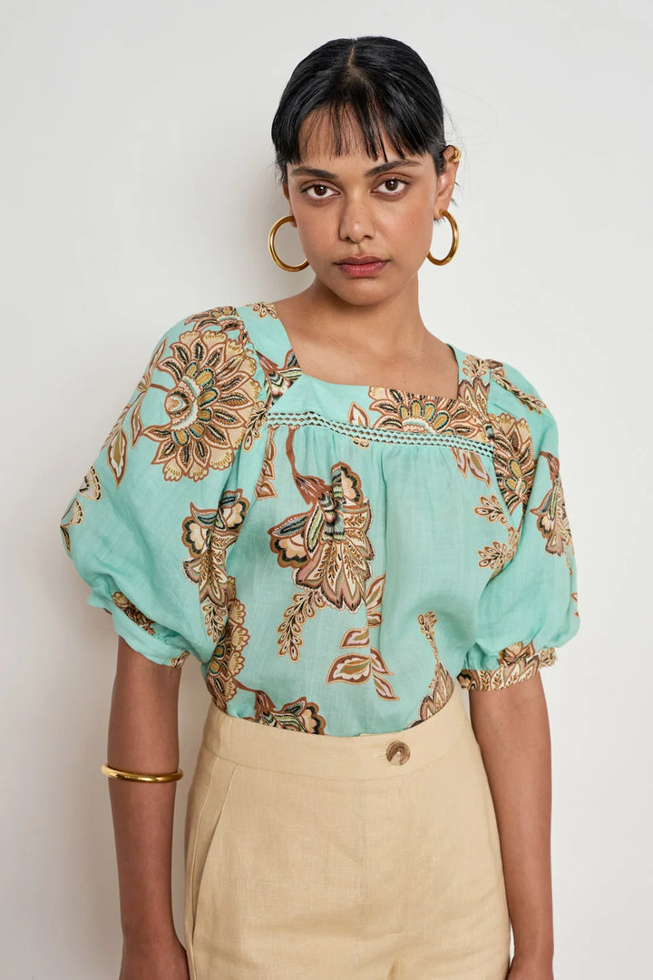Grace Top - Mint Kgari