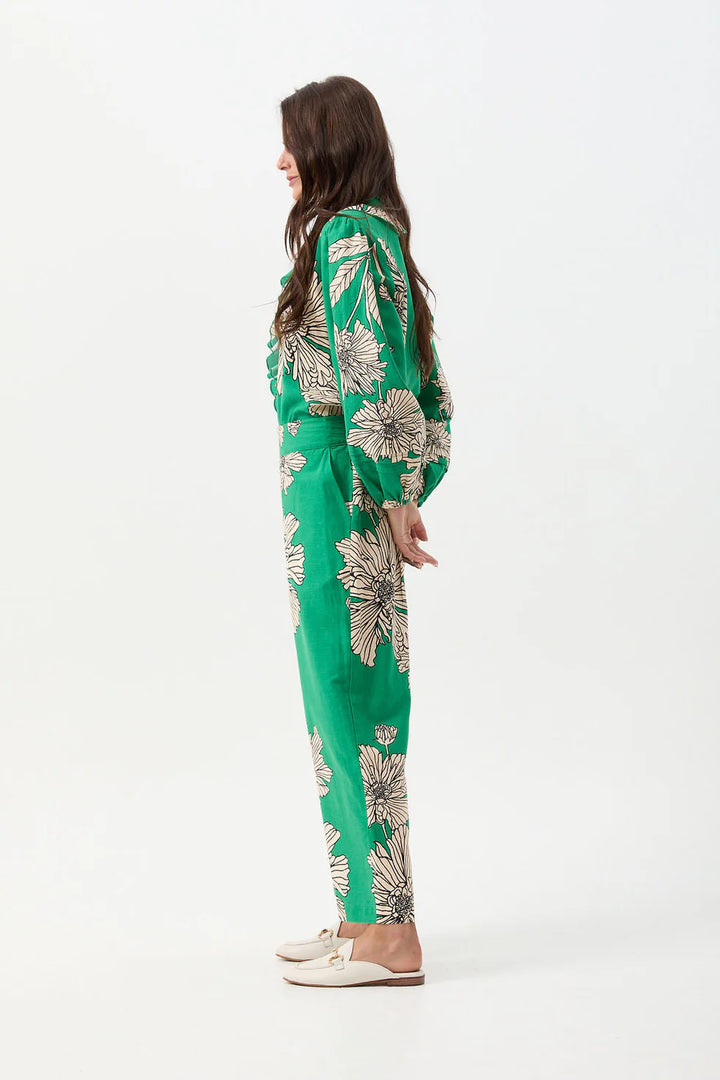 Straight Leg Pant - Zinnia Print