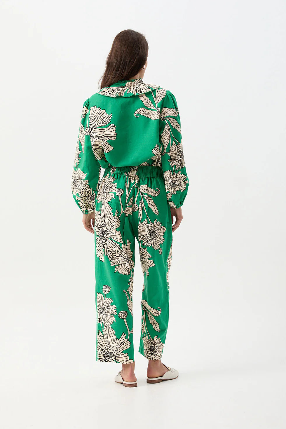 Straight Leg Pant - Zinnia Print