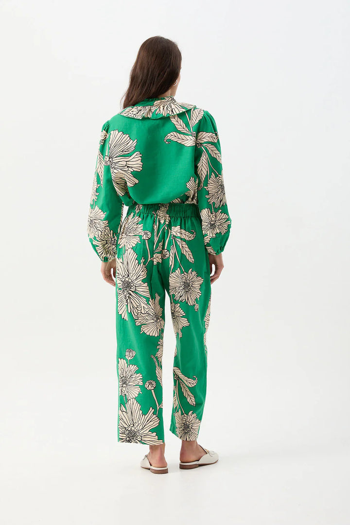 Straight Leg Pant - Zinnia Print