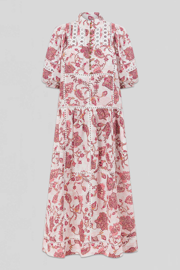 Flutter Dress - Rose Paisley