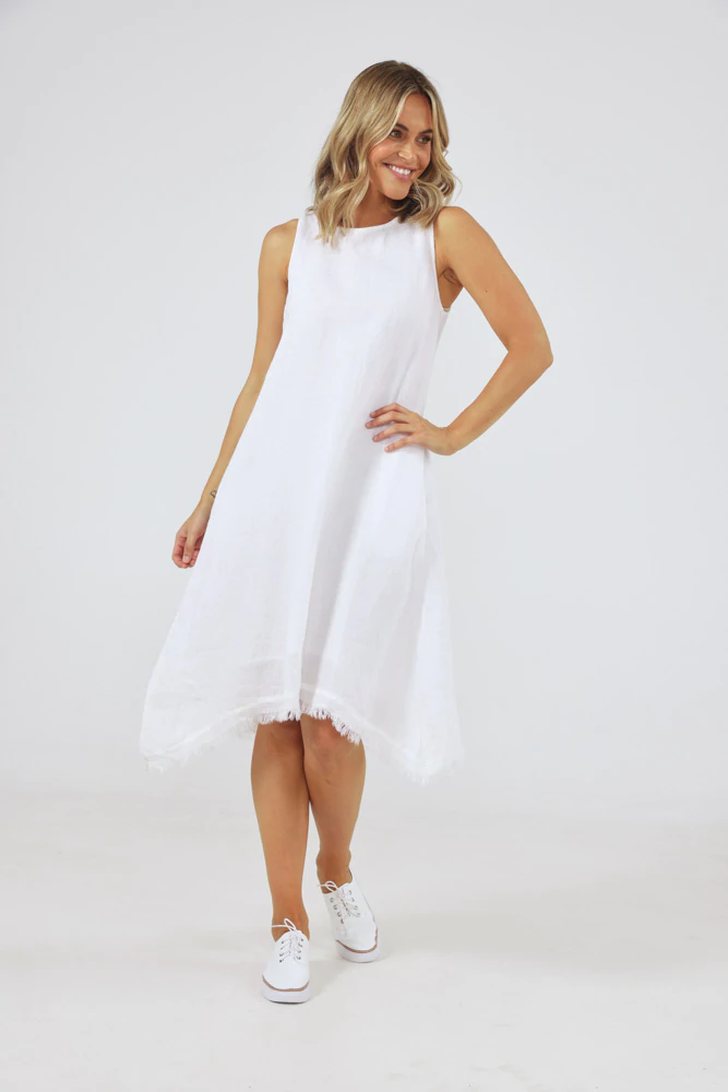 Holiday Miranda Dress - White