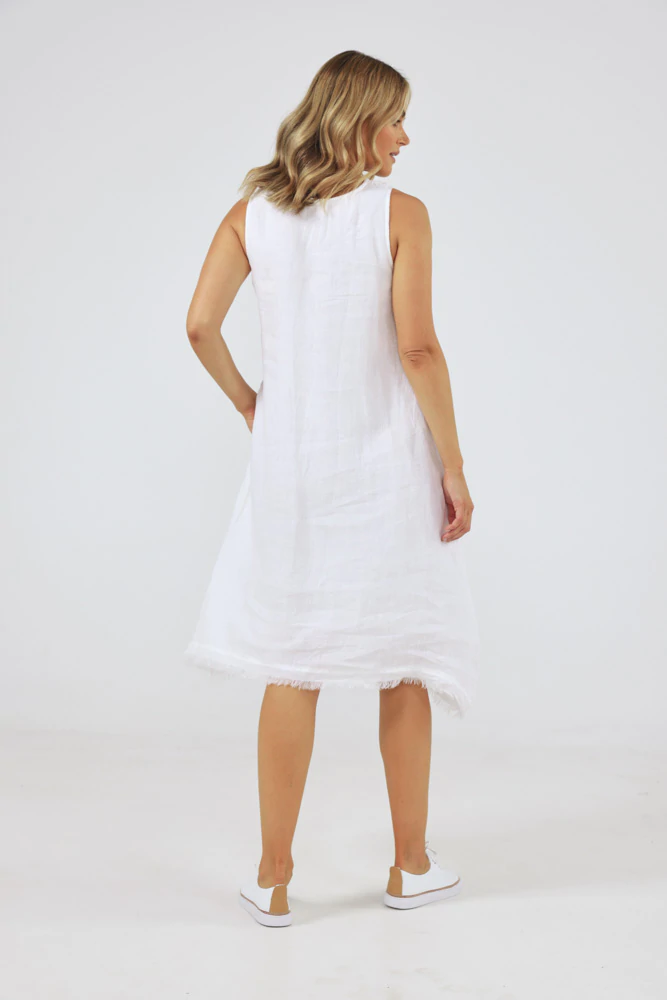 Holiday Miranda Dress - White