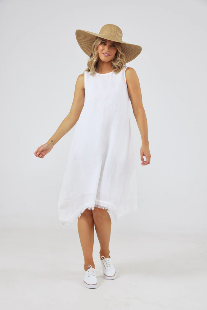 Holiday Miranda Dress - White