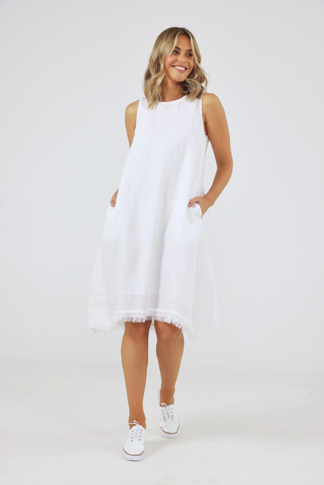 Holiday Miranda Dress - White