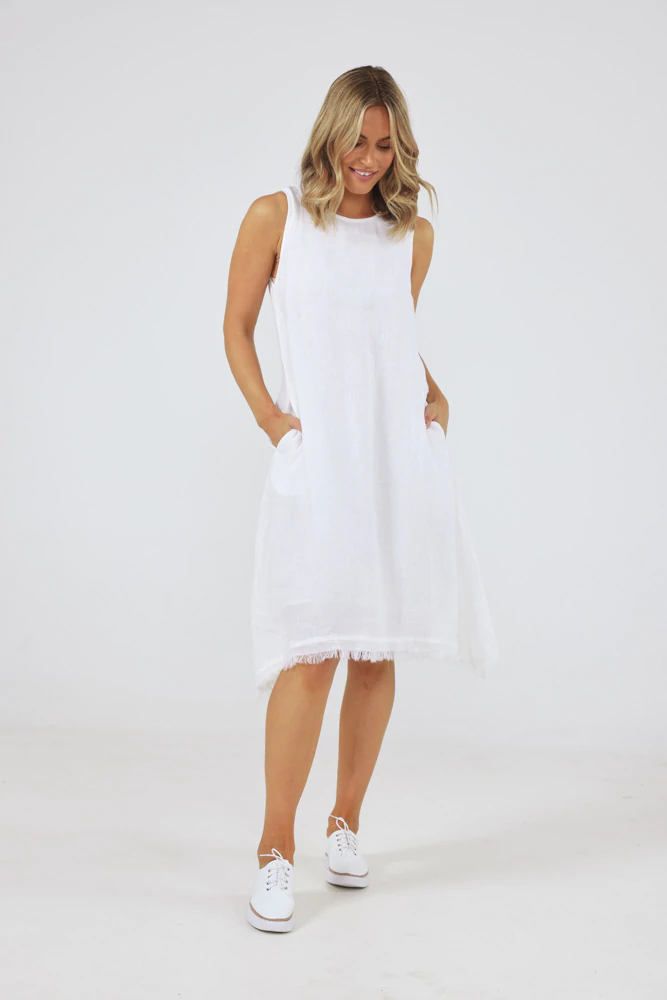 Holiday Miranda Dress - White