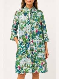 Gara Dress - Greenhouses & Palm Trees