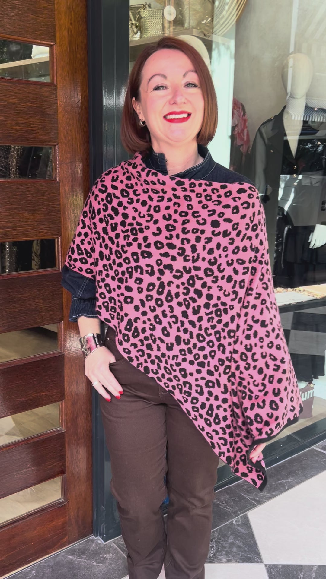 Cheetah Topper - Dusty Rose