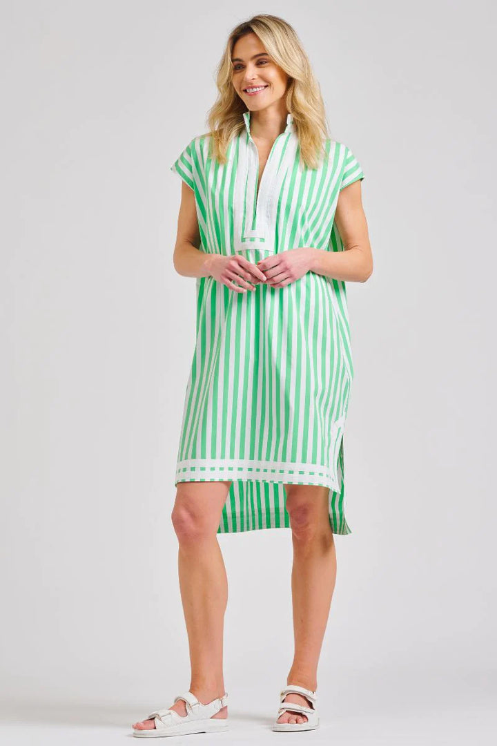 The Kaftan - Green Stripe