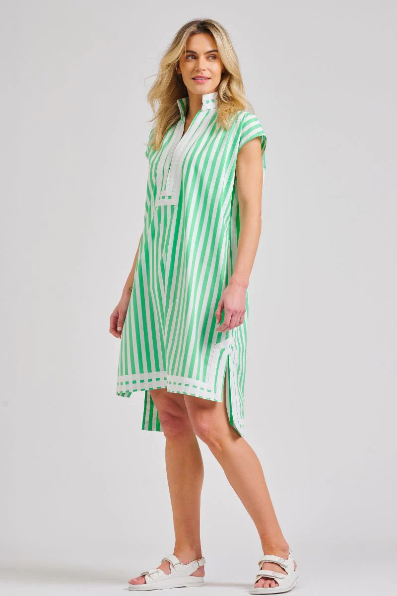 The Kaftan - Green Stripe
