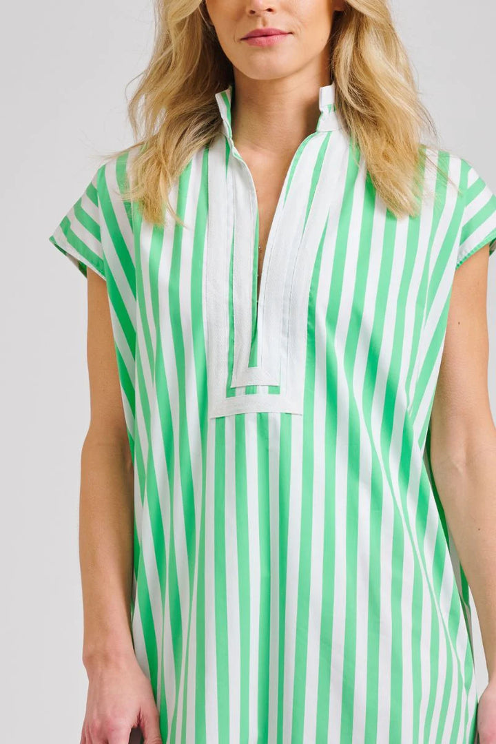 The Kaftan - Green Stripe