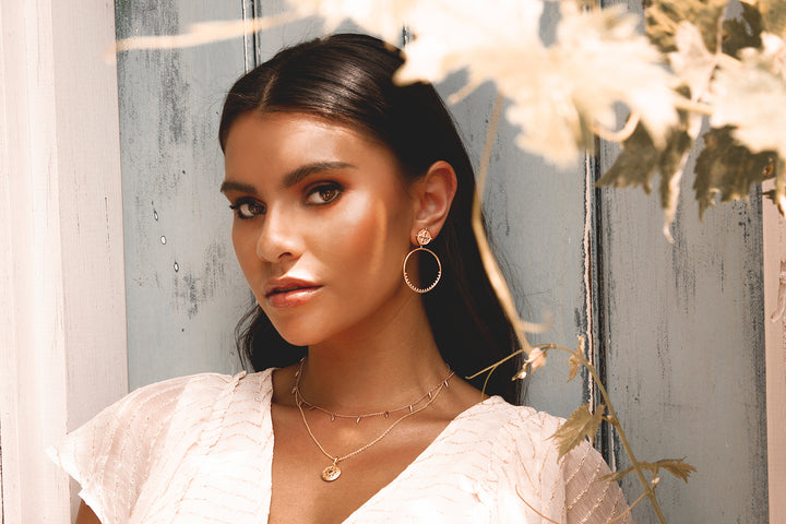 Sahara Dagger Choker - Rose Gold