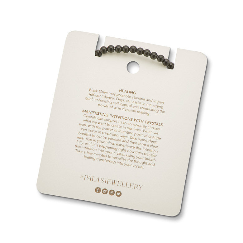 Healing Gem Bracelet - Onyx