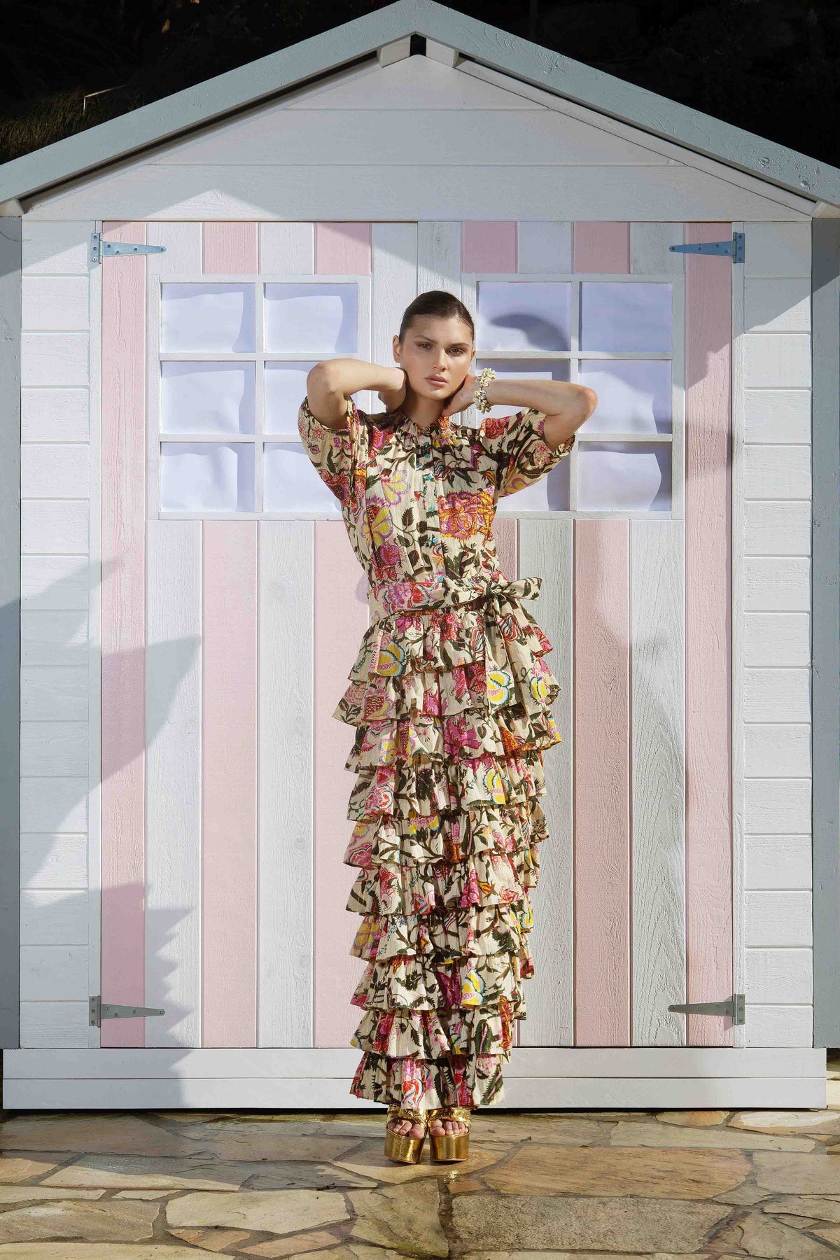 Valentina Ruffle Skirt Waratah Seasons Emporium