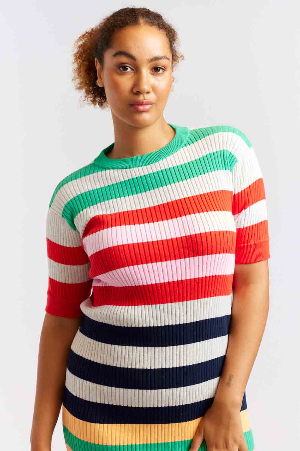 Allsorts Knit Dress - Emerald
