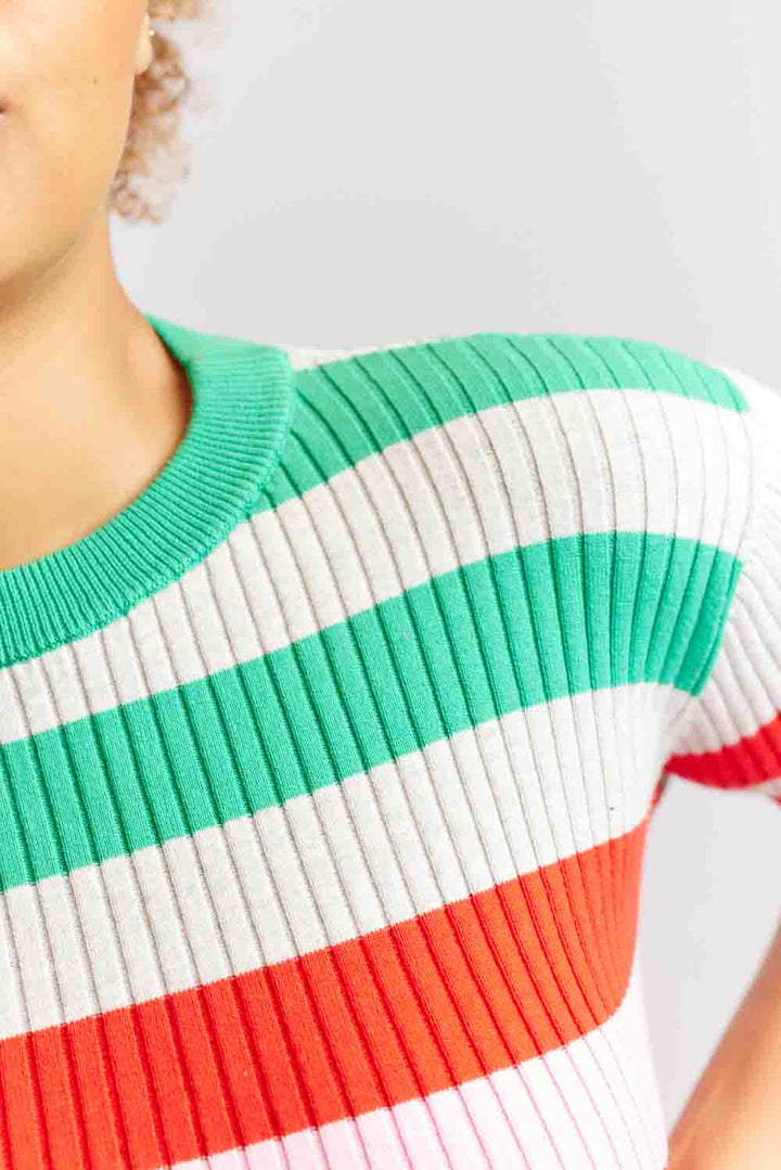 Allsorts Knit Dress - Emerald