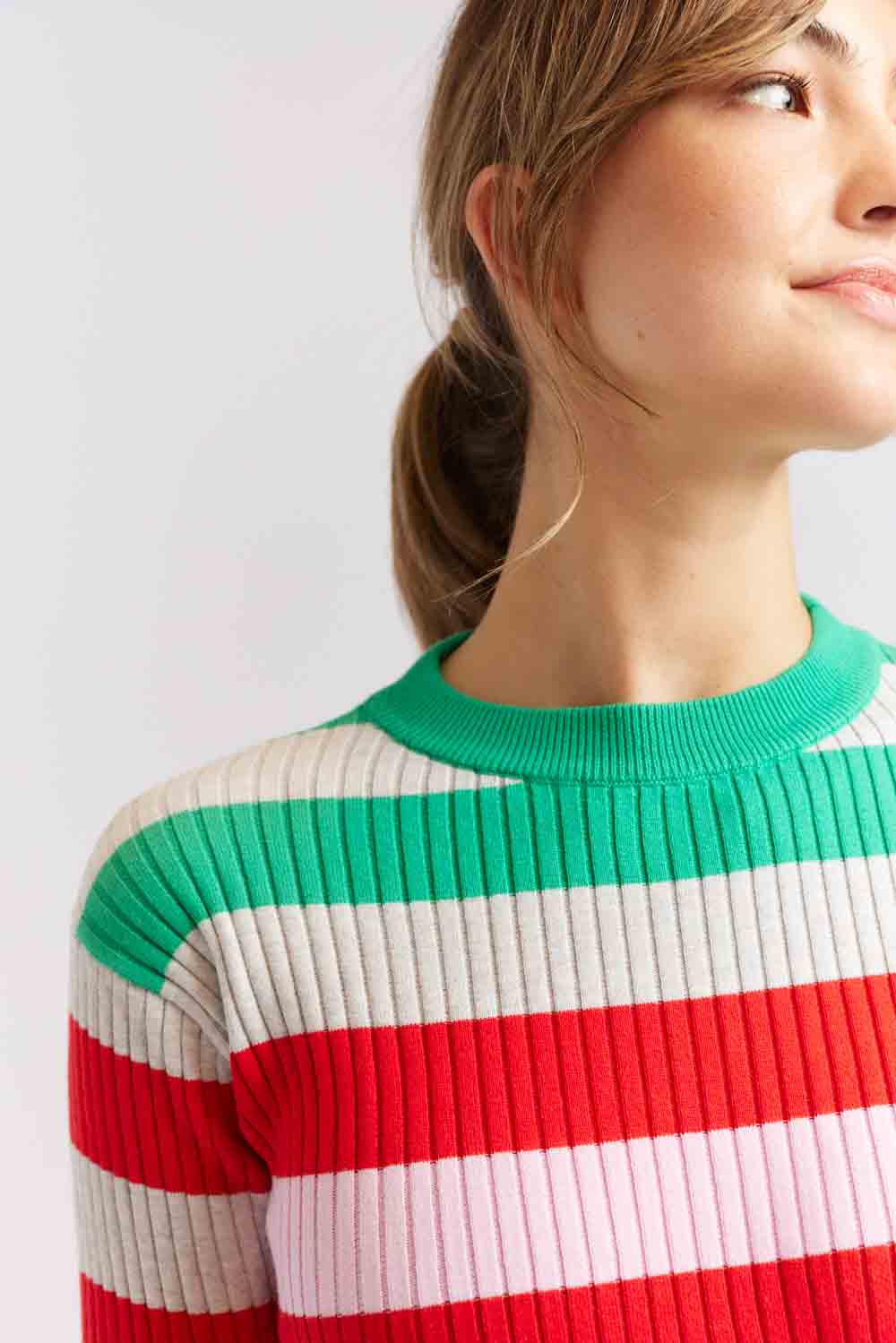 Allsorts Knit Dress - Emerald