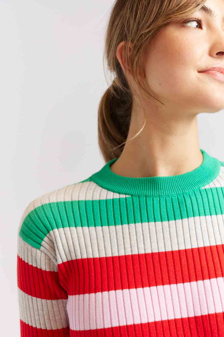 Allsorts Knit Dress - Emerald