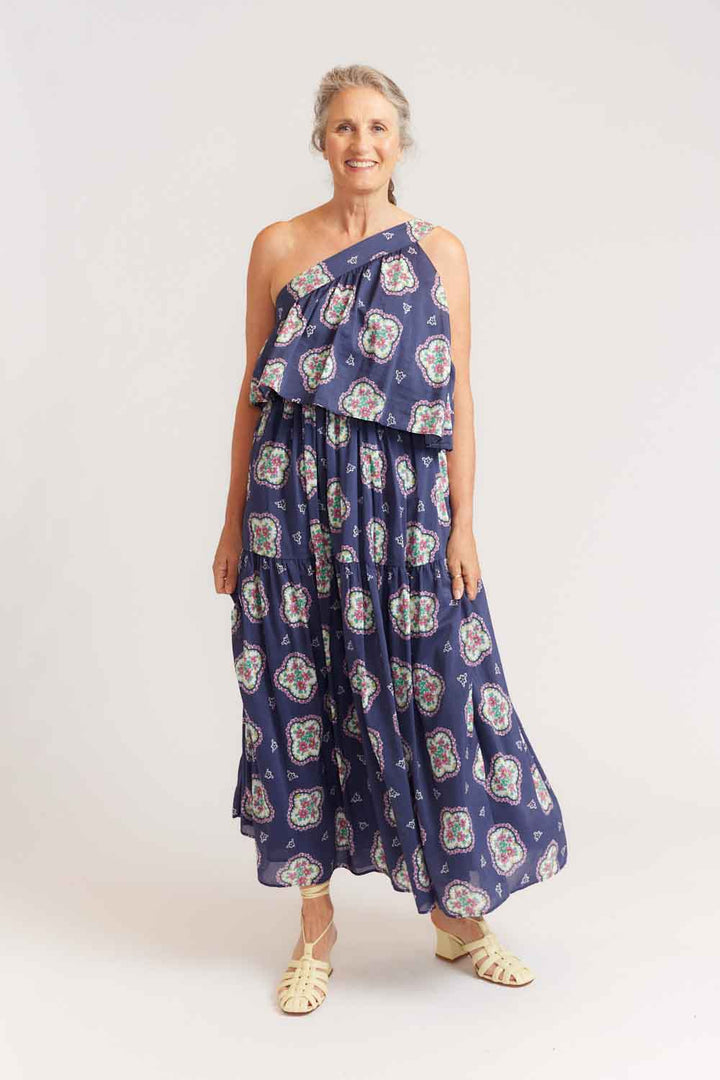 Olympia Dress - Mustard or Navy