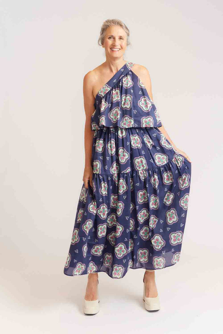 Olympia Dress - Mustard or Navy