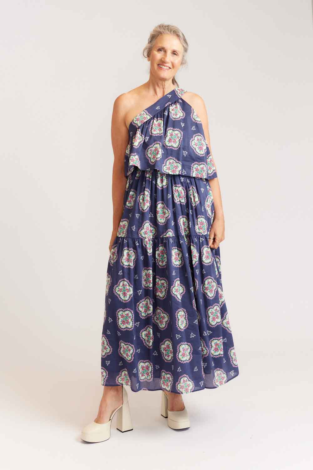 Olympia Dress - Mustard or Navy