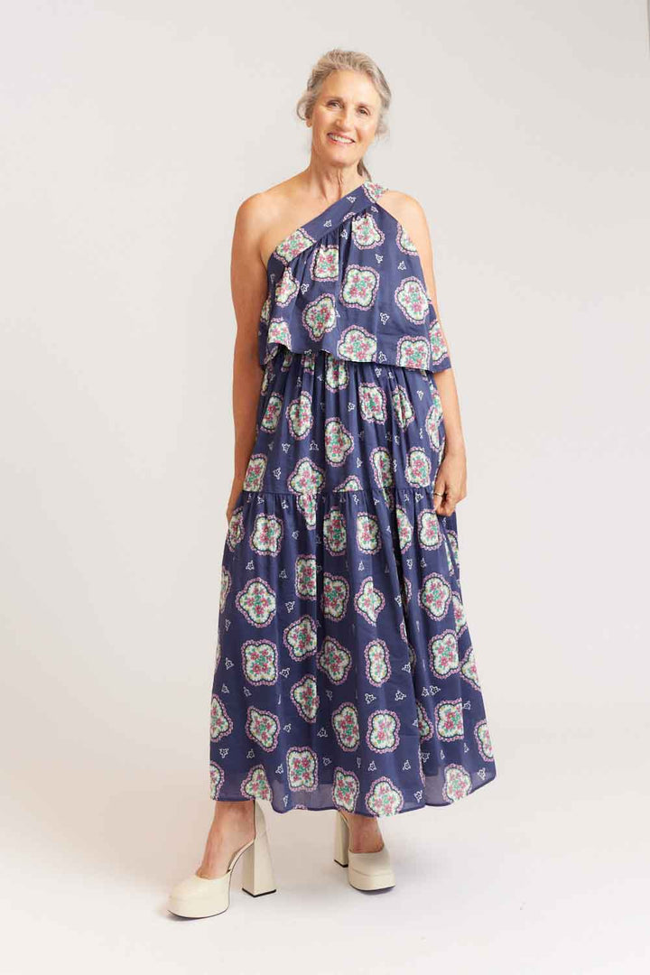 Olympia Dress - Mustard or Navy