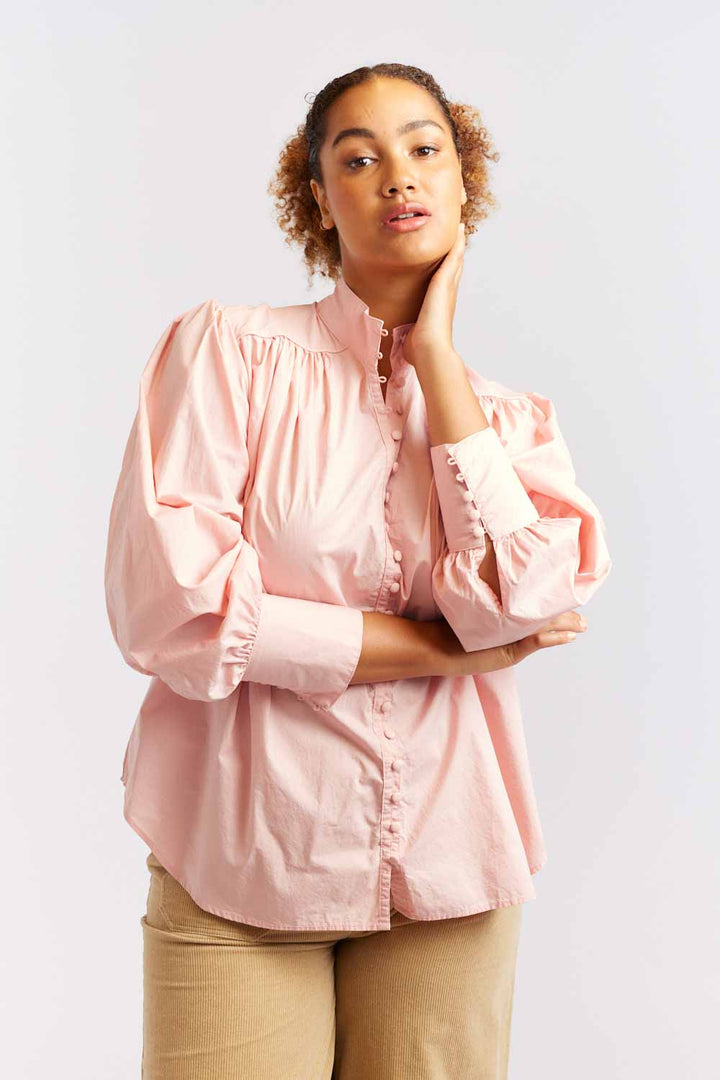 Rosemary Poplin Shirt - Rosemary