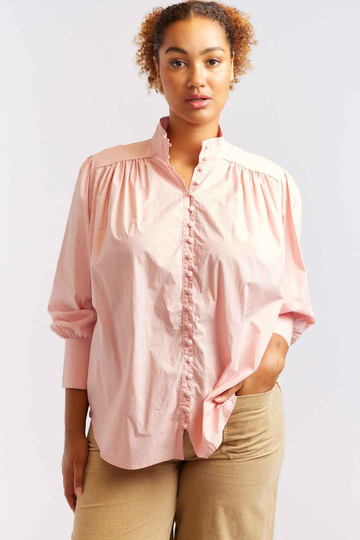 Rosemary Poplin Shirt - Rosemary