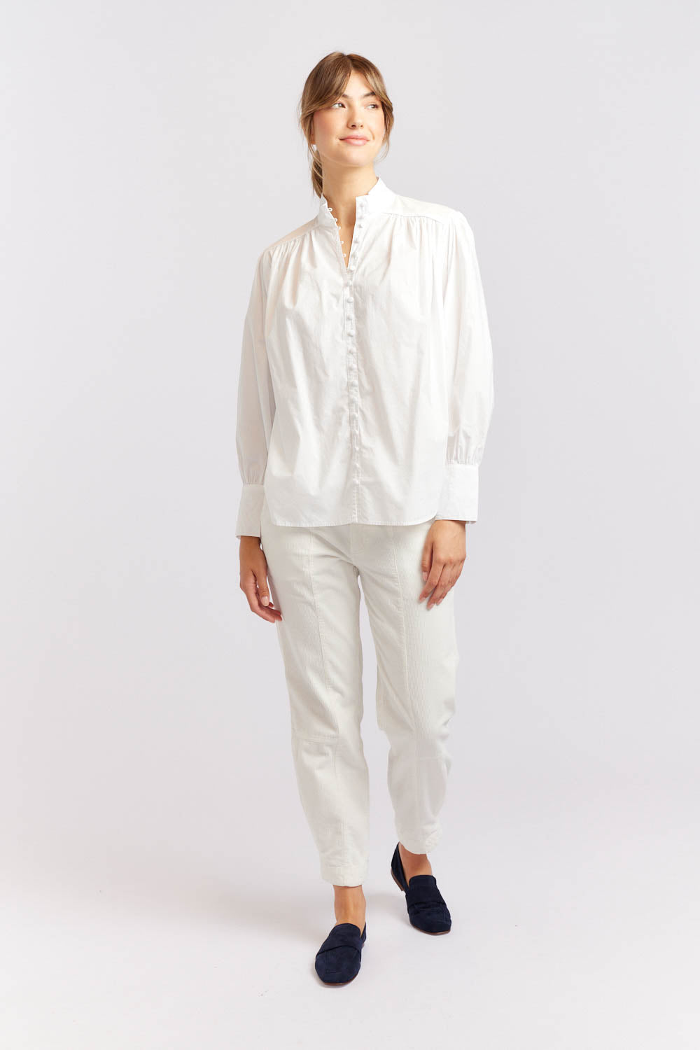 Rosemary Poplin Shirt - White