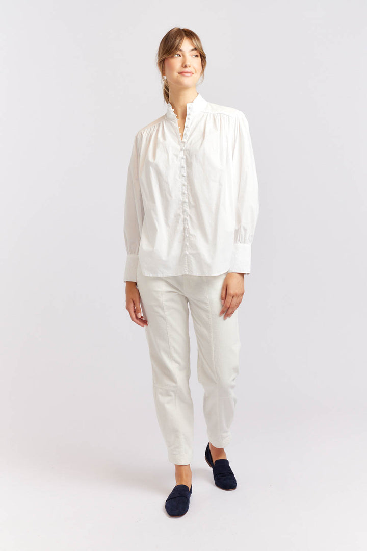 Rosemary Poplin Shirt - White