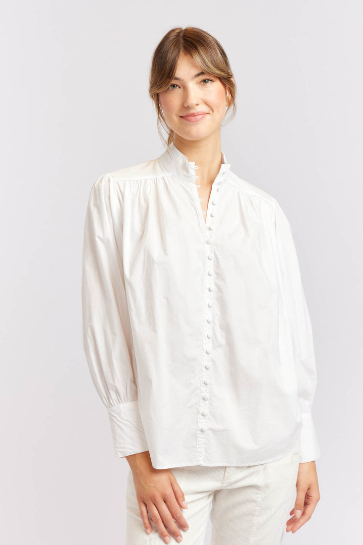 Rosemary Poplin Shirt - White