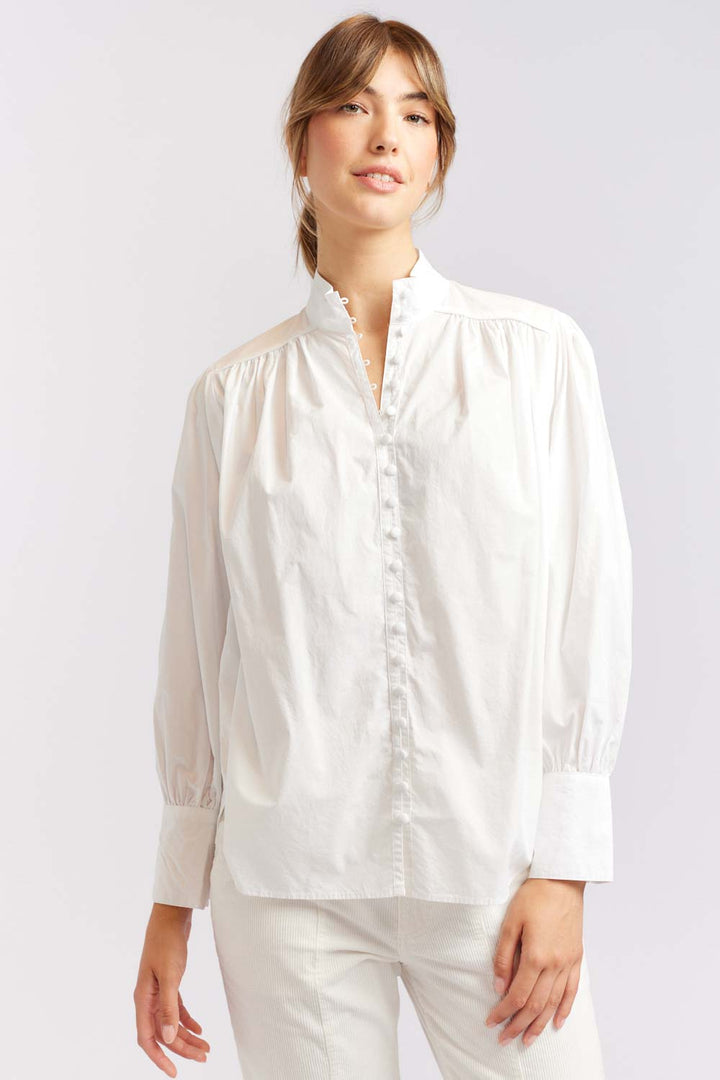 Rosemary Poplin Shirt - White
