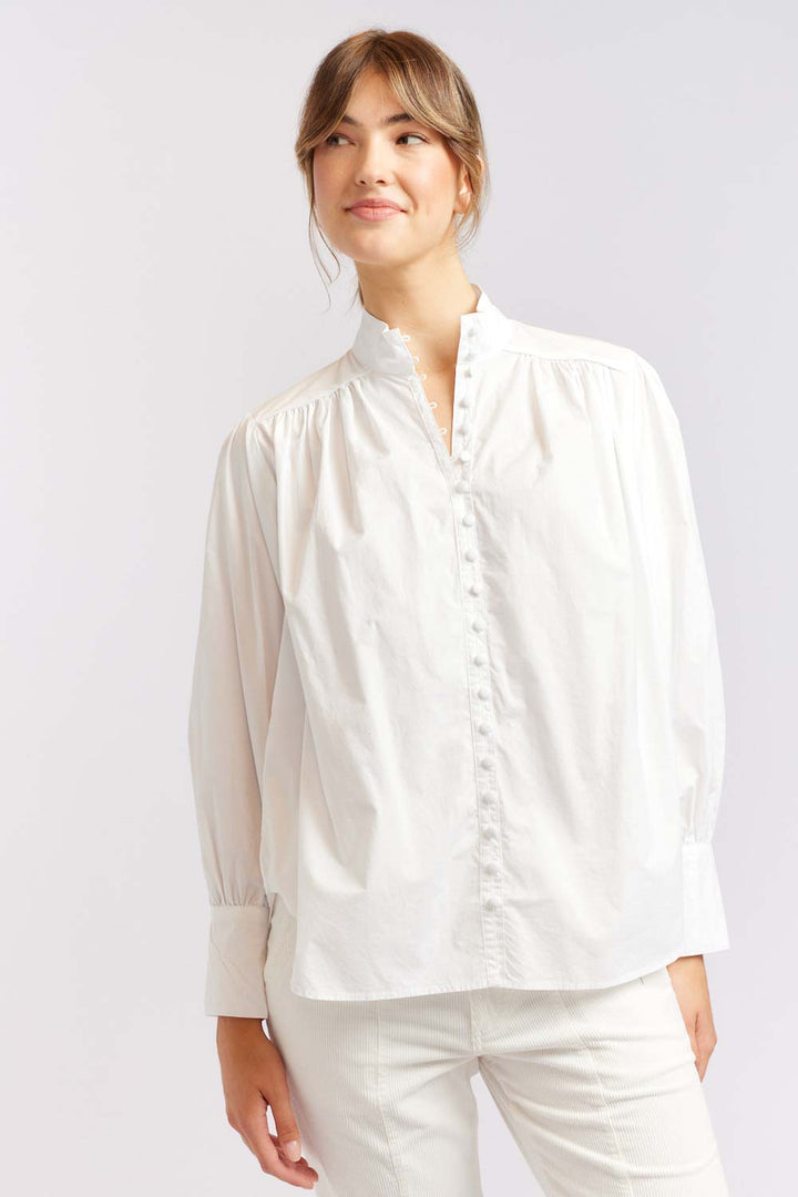 Rosemary Poplin Shirt - White