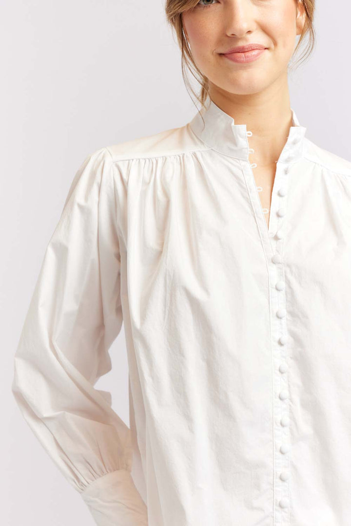 Rosemary Poplin Shirt - White