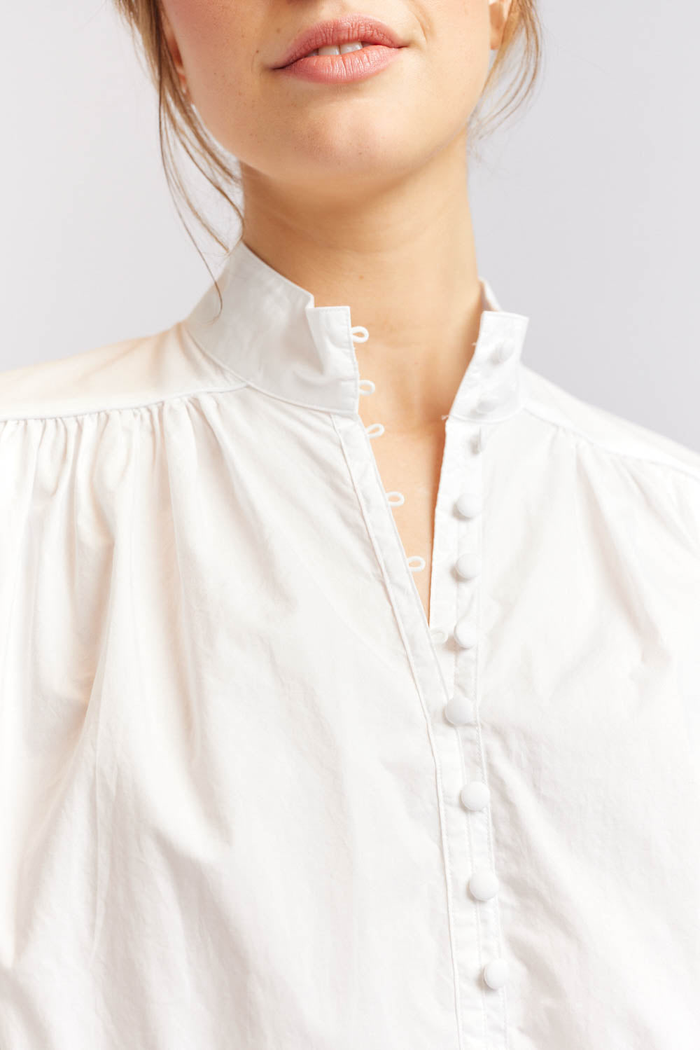 Rosemary Poplin Shirt - White
