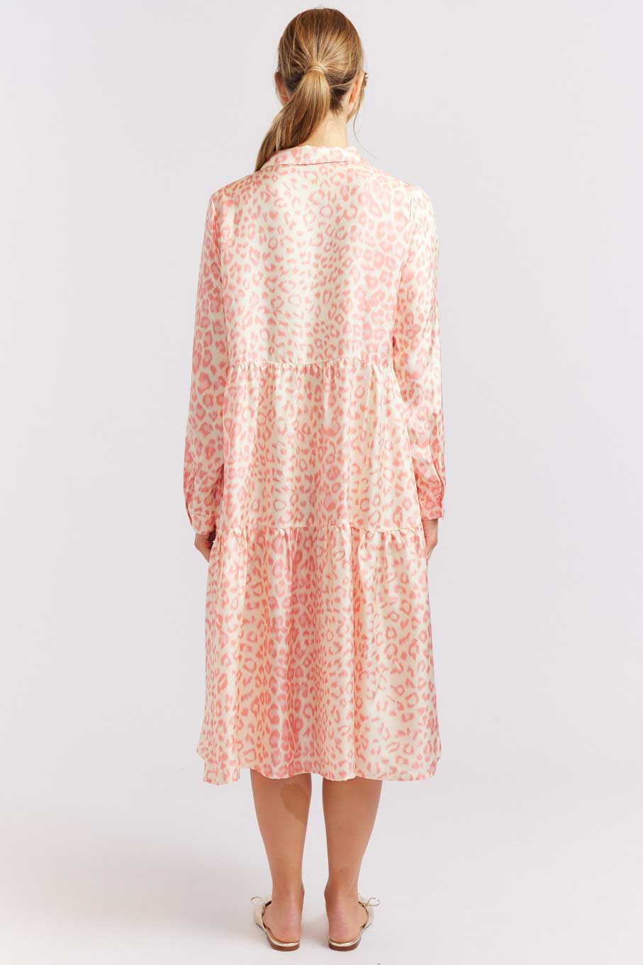Hazel Dress Animal - Pink