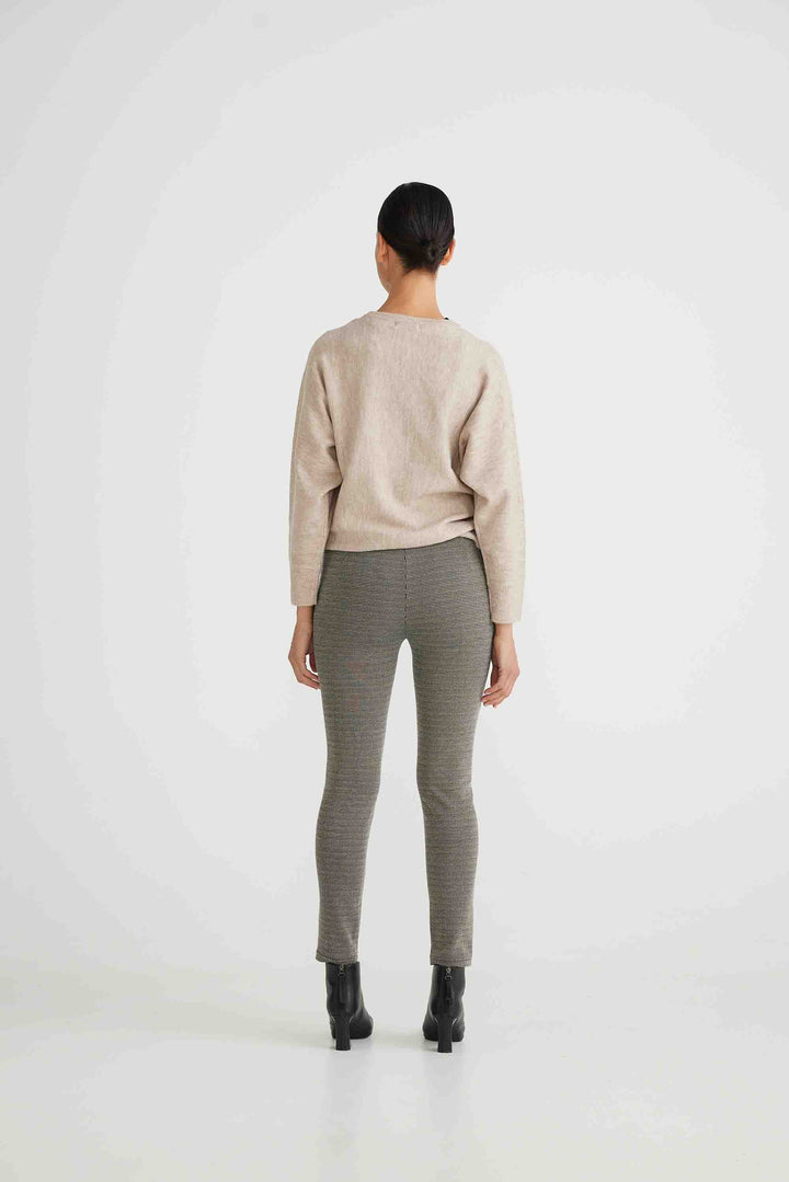 Jetsetter Pant - Brown + Black Check