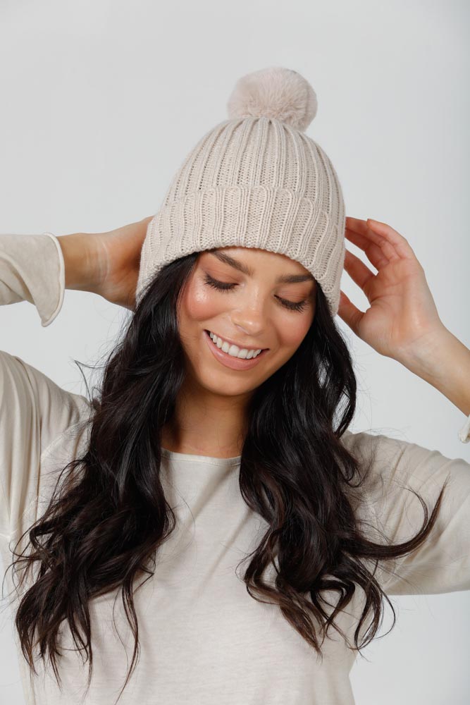 Frankie Beanie - Ecru