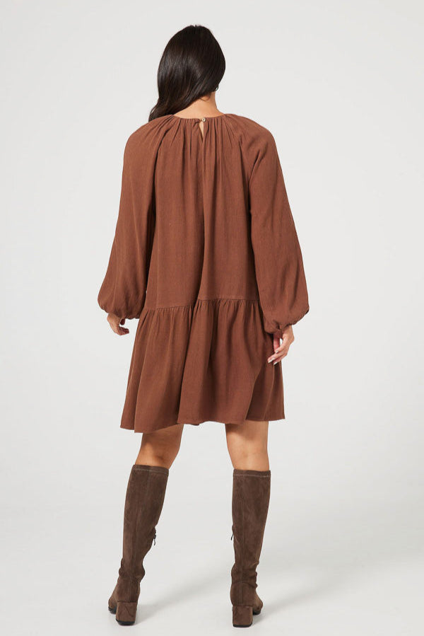 In Motion Dress - Chocolate