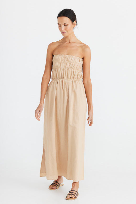 Isabella Dress - Bisque