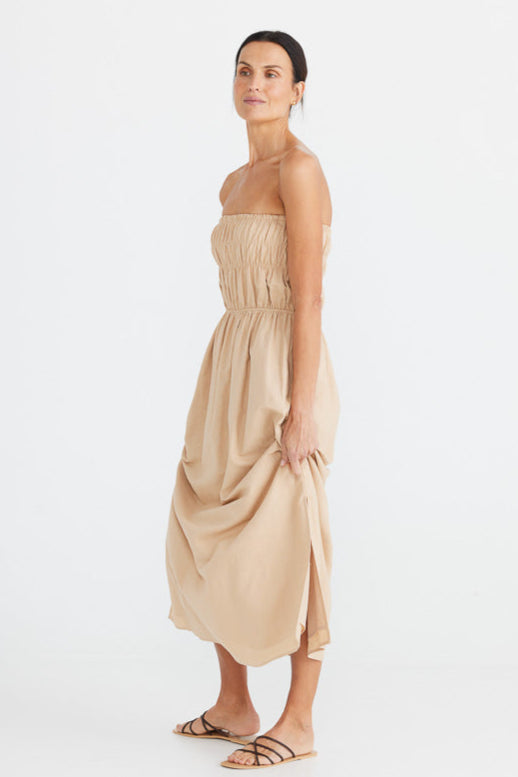 Isabella Dress - Bisque