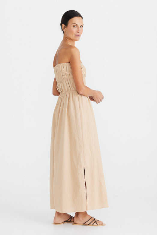 Isabella Dress - Bisque