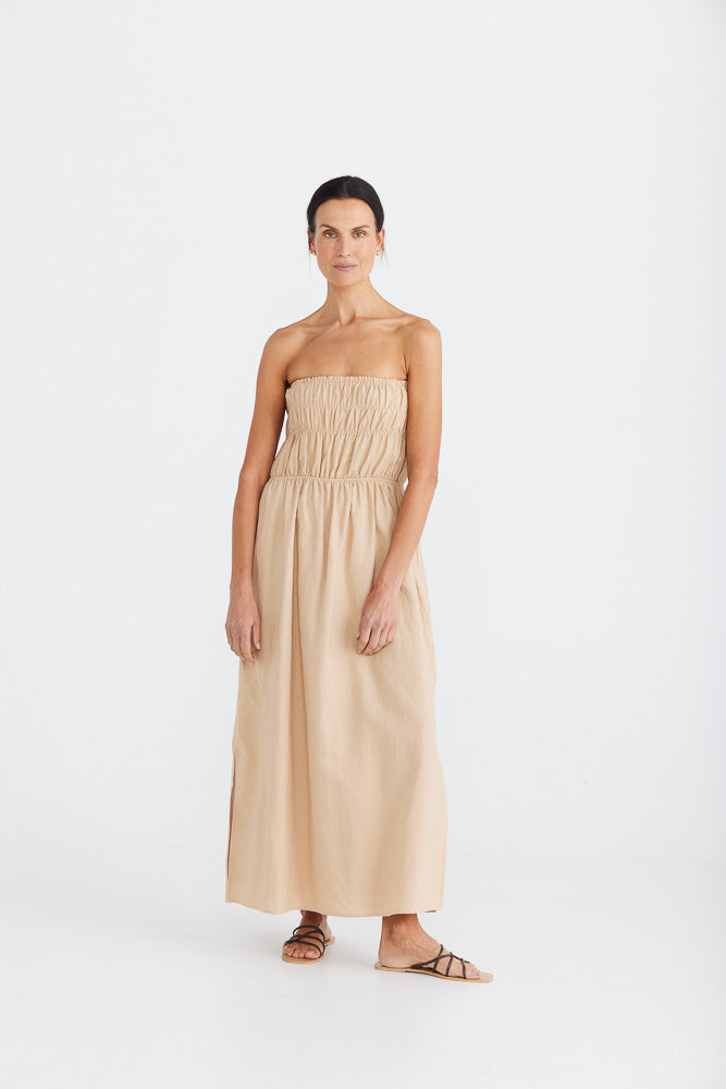 Isabella Dress - Bisque