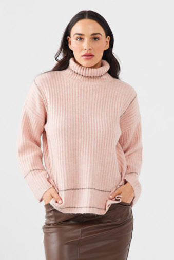 Whistler Knit - Blush Chocolate