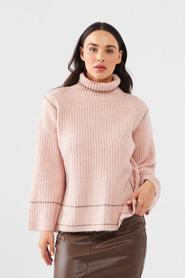 Whistler Knit - Blush Chocolate