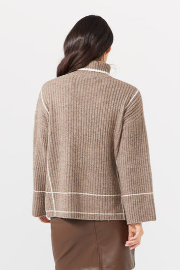 Whistler Knit - Chocolate White