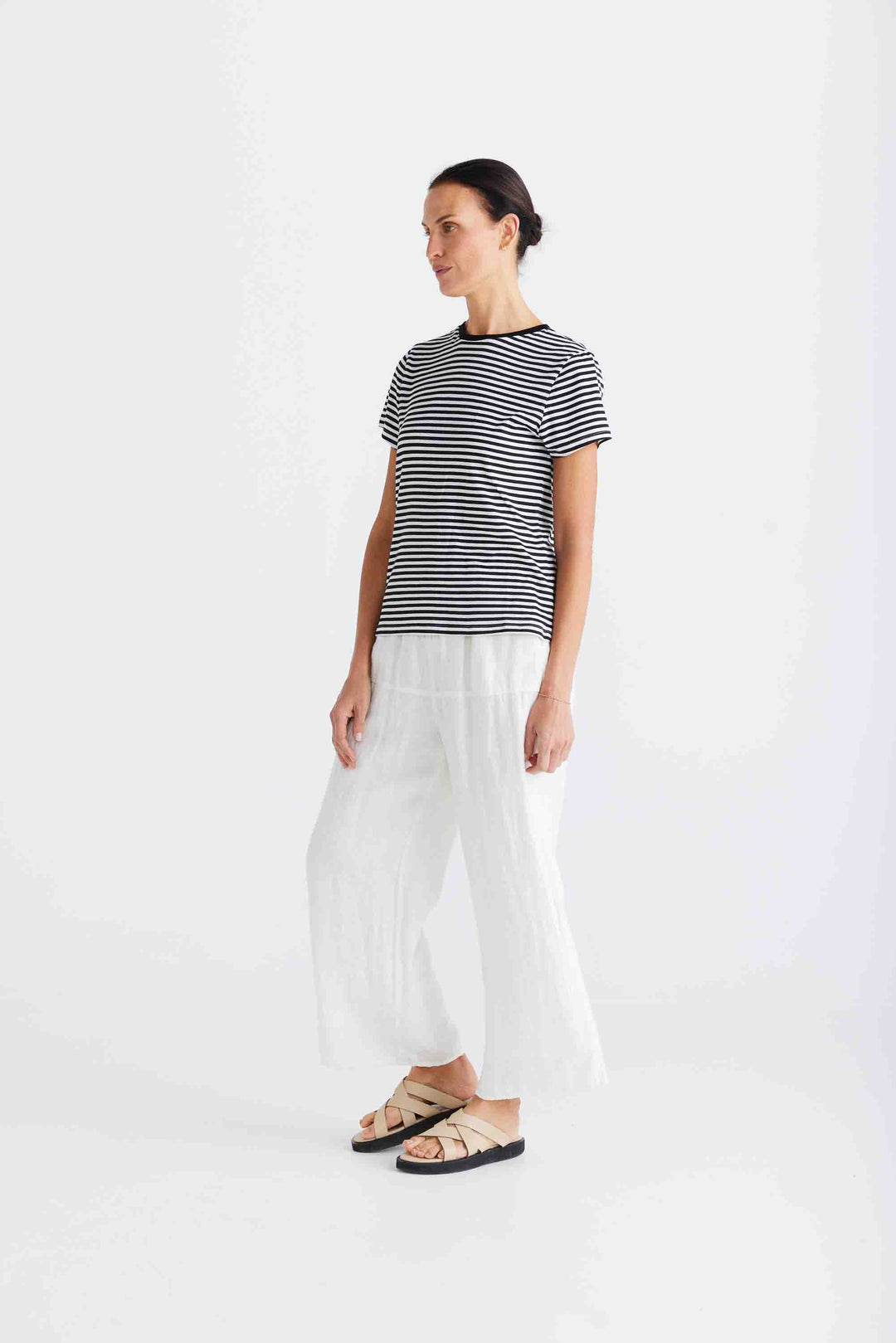 Essential Stripe Tee - Black & White