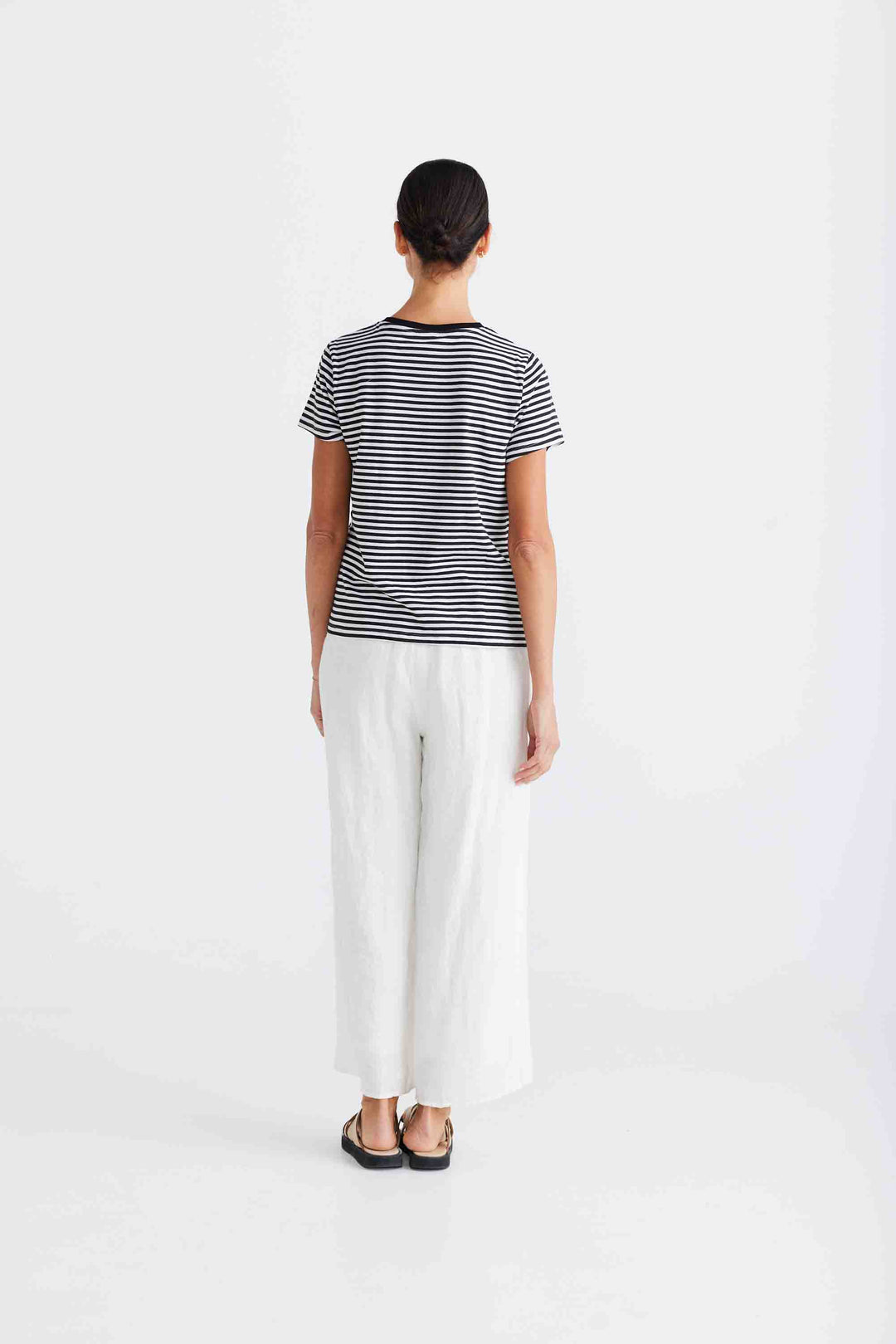 Essential Stripe Tee - Black & White