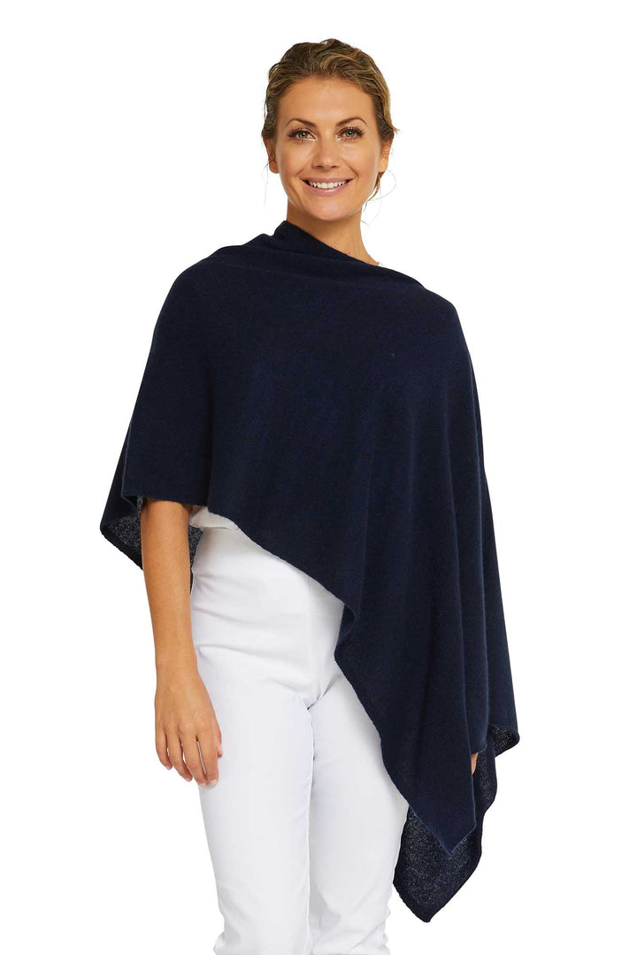 Cashmere Topper - Indigo