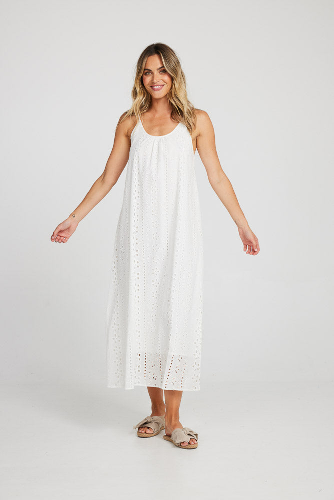 Cooper Island Maxi - White Broderie